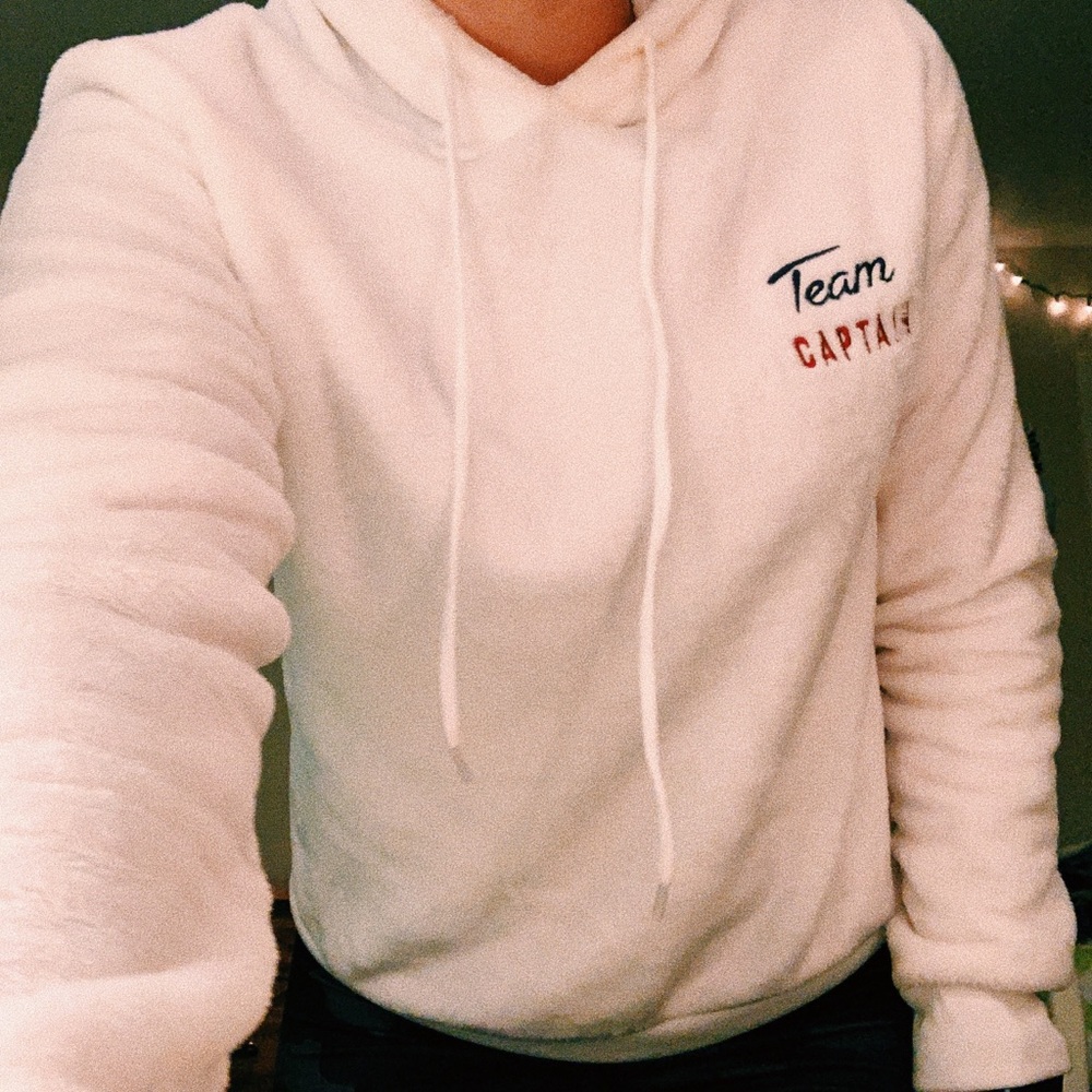 Super soft team captain hoodie!